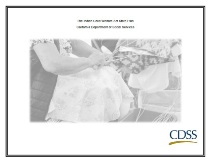 ICWA State Plan Cover